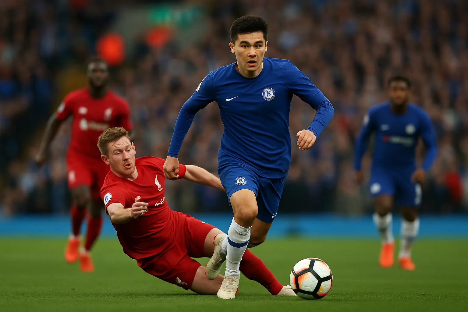 Annonce du transfert de Dastan Satpaev à Chelsea