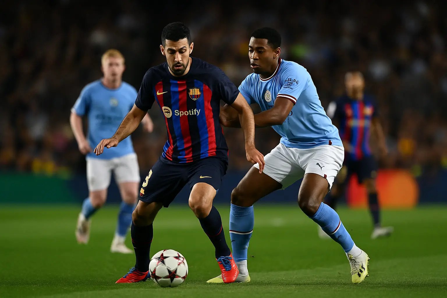 Le Manchester City propose à Barcelone le transfert d’un défenseur